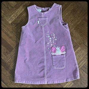 🆕 {George} Velvet Embroidered Fairy Jumper Dress